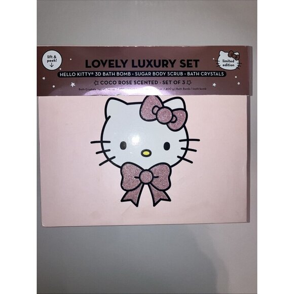 The Crème Shop x Hello Kitty Limited Edition Lovely Luxury Coco Rose Scented Set - Picture 2 of 7